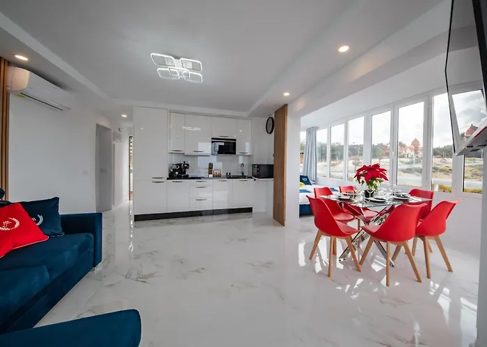 公寓 Ponderosa 619, Americas, 2 Bedroom With Large Terrace And Ocean View, Next To Siam Park 美洲海滩